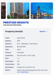 Prestige Heights (D12), Apartment #430002191